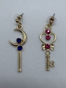 Authentic Women’s, Gold Plated, Sailor Moon Style Earrings, Anime, Cosplaying, Jewellery