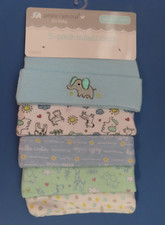 Cribmates Infant Caps package of 5 Blue, WHite, green  CM51805 NEW