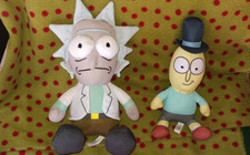 Cartoon Network Rick Morty 12" Rick 11" Mr. Poopy Butthole Plush