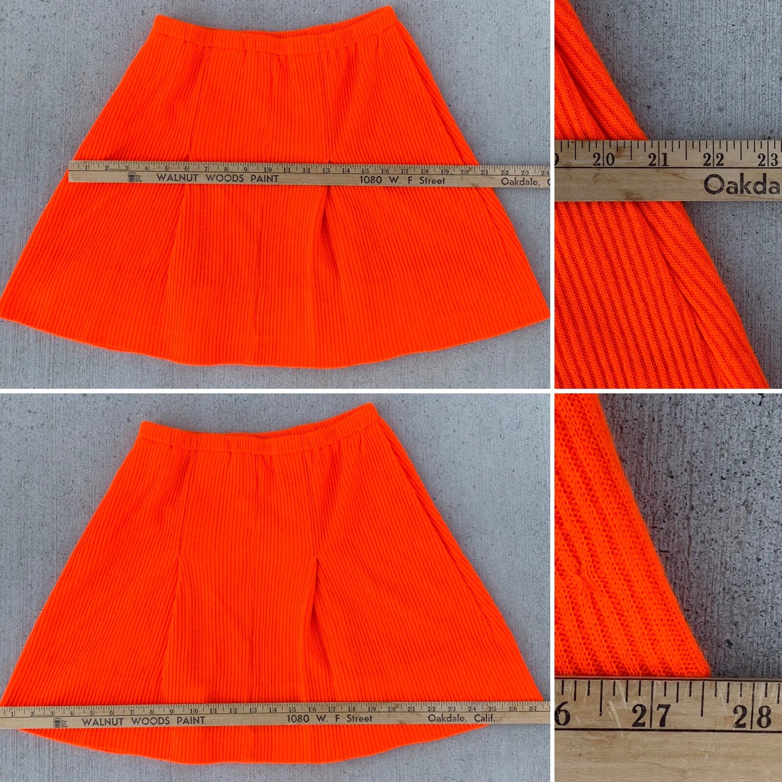 Vintage Glenbrooke bright orange sweatshirt with … - image 12