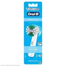Oral-B Daily Clean Electric Toothbrush Replacement Brush Heads - 5ct