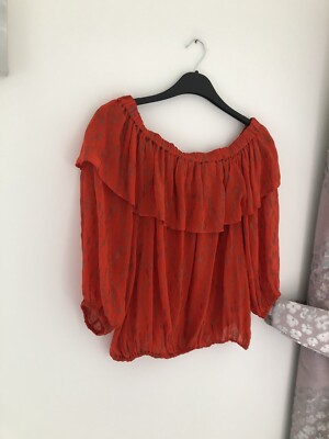 mint velvet bardot top