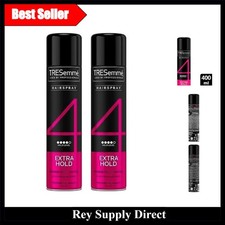 Professional Extra Hold Hairspray by Tresemme - 24-Hour Frizz Control, 400ml x2