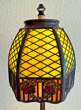 Pair of Handel Glass Hanging Shades - Both Signed