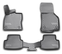 GummifußMatten FüR VW Golf 7 8 Ab Bj 2012- 3D Passform Hoher Rand Gummimatten