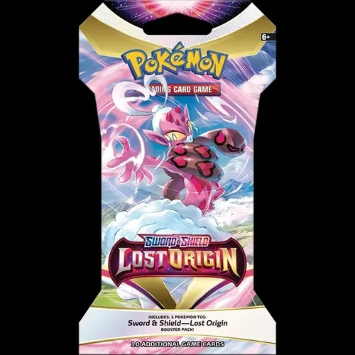 Pokemon Sword Shield Lost Origin Sleeved Booster Pack Enamorus Art NEW SEALED