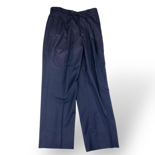 Giorgio Armani Navy Wool Suit Set Up Jacket Pants Size;42 Used Excellent Condtio - Picture 5 of 20