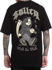 Sullen Men's Walk the Walk Short Sleeve One Ton Relaxed Fit Heavyweight T-shirt
