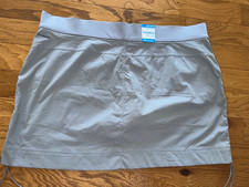 NWT Columbia Omni-Shield Black Skort Women  s Built-In Shorts Active sz 2X