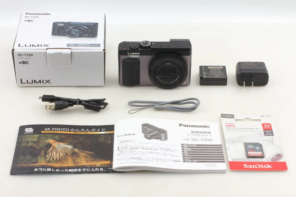 [TOP MINT In Box] Panasonic Lumix DC-TZ90 Kompakte Digitale Kamera Japan - Bild 3 von 4