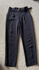 Mango Pants Women Size 36 US 4 Black