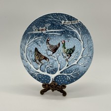 Haviland 12 Days Of Christmas Collector Plate Three French Hens Day 3