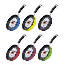 Frying Pan Design ing Wall Clock for Novelty Art Home Room Decoration