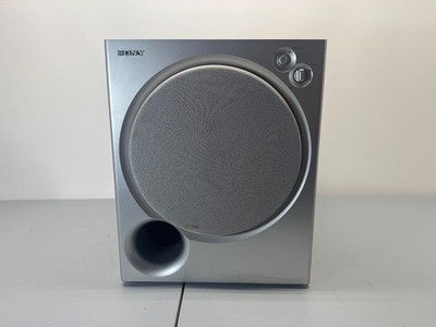 Sony SA-WMSP85 Subwoofer Powered Sub Home Theater Vintage Audio Silver