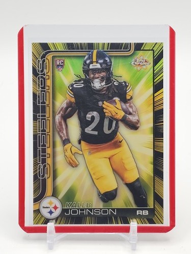 2025 Topps Chrome Kaleb Johnson Base (RAW)