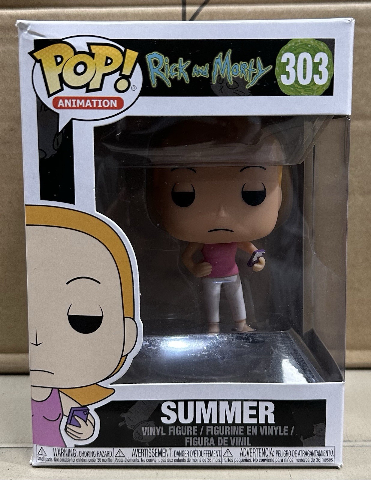 Funko Pop! Animation Rick And Morty Summer 303 Vinyl Figure