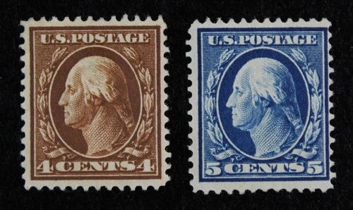 CKStamps: US Stamps Collection Scott#377 378 Mint H OG