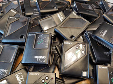 1pcs Black Custom Genuine Leather Case Bag Handmade Protector Cover for SONY DC2