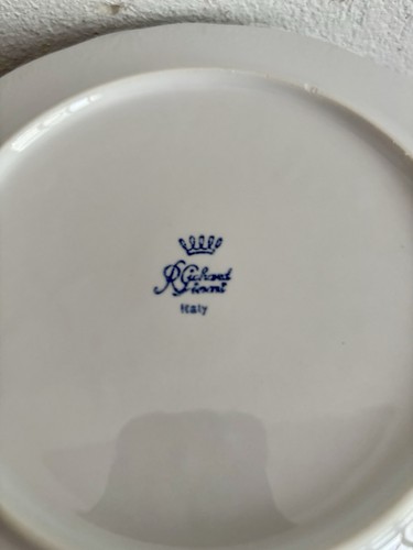 Richard Ginori vintage Set 8 piatti piani, decoro floreale Anni ‘70 ‘80 - Foto 4 di 6