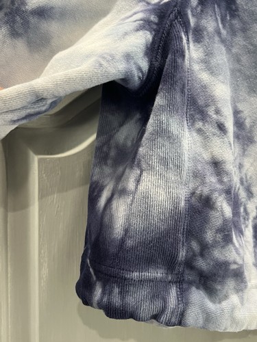 PINK Victoria Secret Tye Dye Cropped Oversized Sweatshirt Size XS 395034-92D - Picture 4 of 9