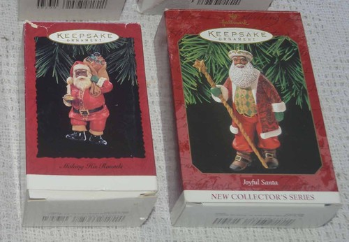 1996-2011 AN AFROAMERICAN XMAS-16 SEGNO DISTINTIVO ORNAMENTO LOTTO ANGELI RE BABBO NATALE - Foto 9 di 18