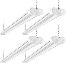 4FT Linkable LED Shop Light,44W 4600LM 5000K Daylight,4 Pack