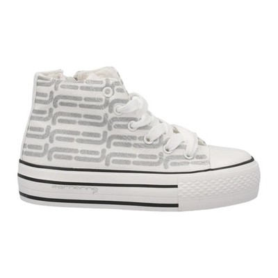 Fornarina Barbie Sneaker High Silber Mädchen