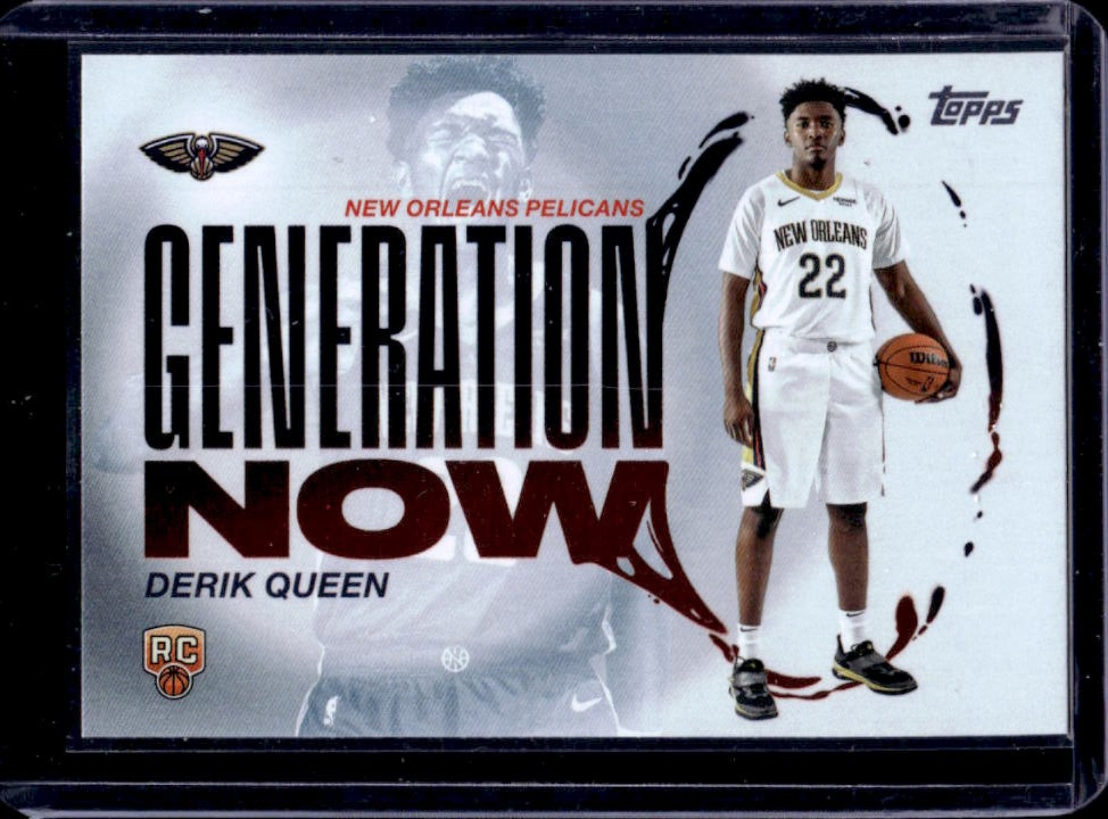 2025-26 Topps Derik Queen Generation Now RC Rookie #GN-13 Pelicans