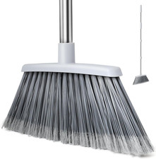 Broom, Outdoor Brooms for Sweeping Indoor, Adjustable 55" Pet Hair Removal Heavy