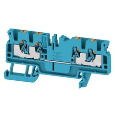 100PCS New For Weidmüller A4C 2.5BL A two in Two Out terminal 1521700000 