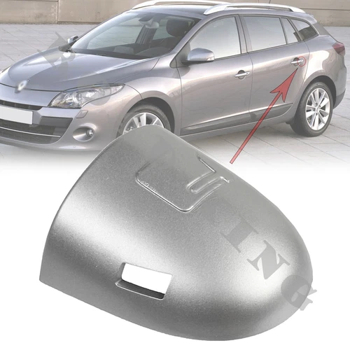 1x DOOR HANDLE COVER SILVER FOR RENAULT LAGUNA 2 MEGANE 2 SCENIC Right = Left