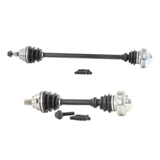 Front CV Axle Shafts Assembly Set 2PCS For Audi A3 VW CC EOS Golf GTI Automatic