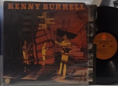 KENNY BURRELL Up the Street SCARCE EXC FANTASY PROMO LP Jazz Funk RICHARD WYANDS