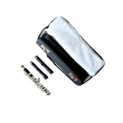 Deloitte Synthetic Ebony Piccolo C Key, Silver Plated, Dual Head, DPC-50, Pro...