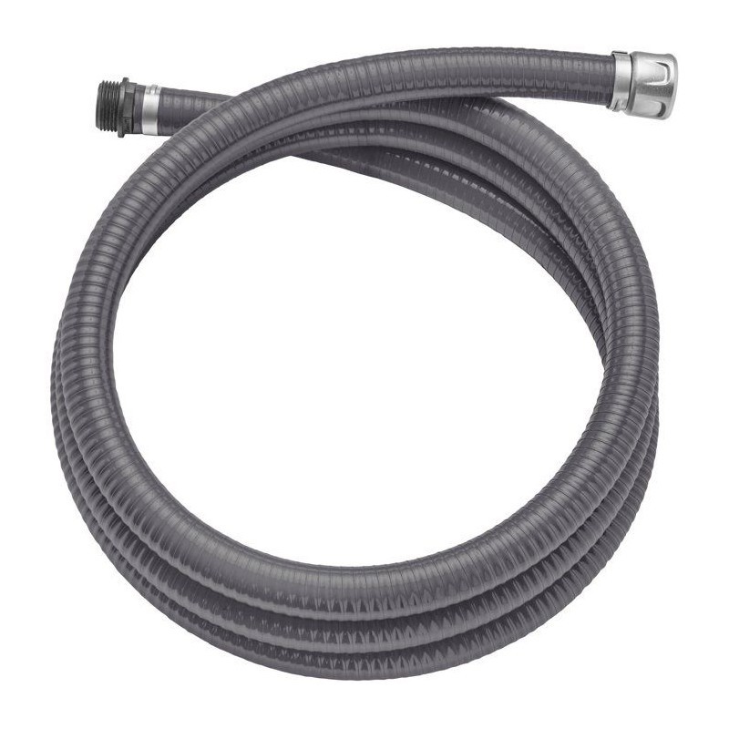 Tuyau d'aspiration annelé en PVC renforcé 25 mm de 4 mètres