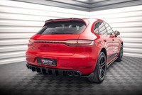 Heck Ansatz Flaps Diffusor V.2 FüR Porsche Macan GTS / Sport Design Mk1 Facelift