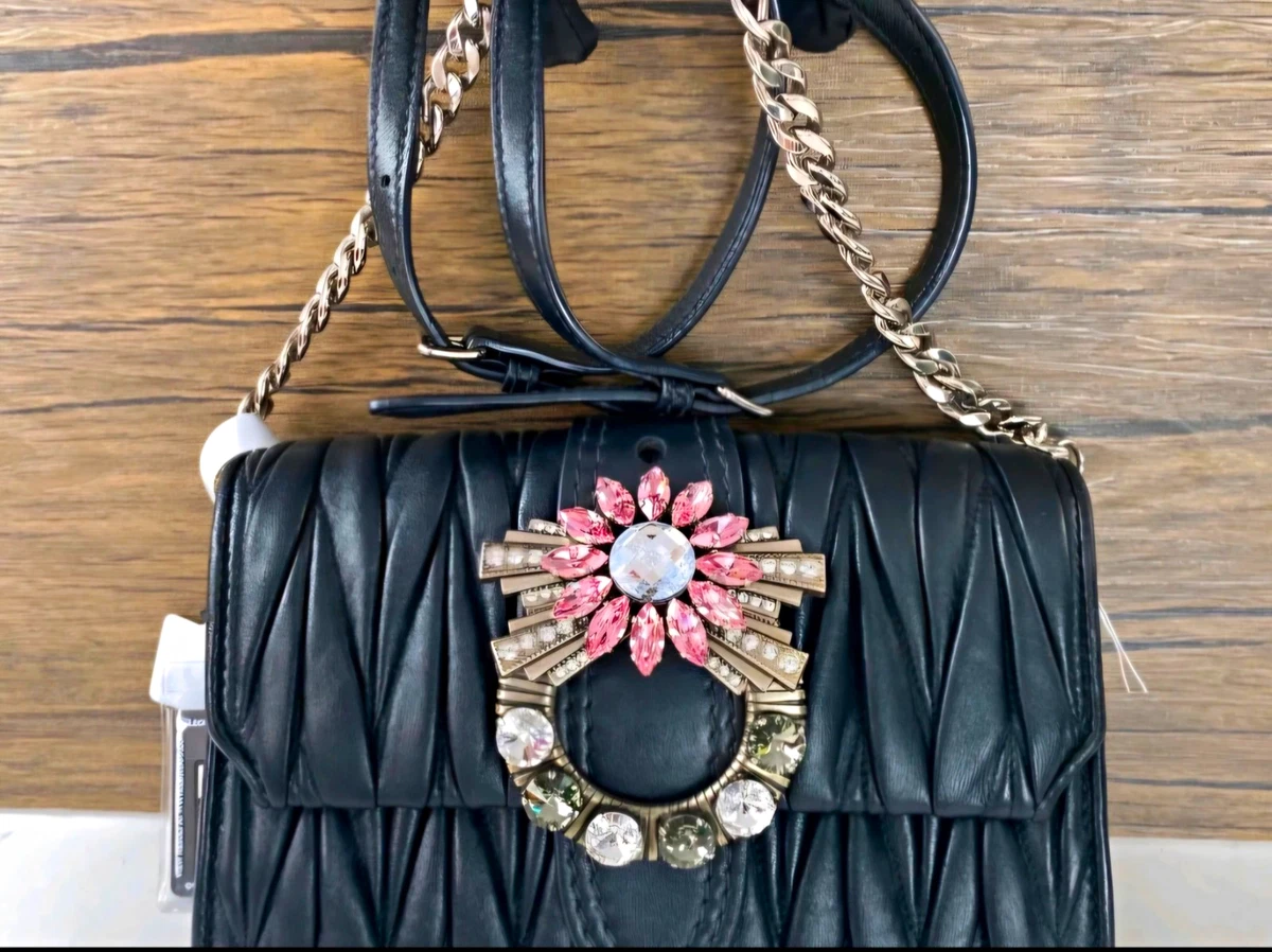 バッグ MIU MIU leather cross shoulder body bag Miu Leather Crossbody Bags for Women for sale | eBay