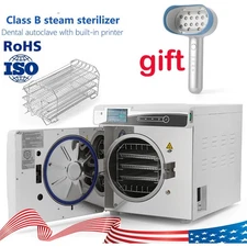 Dental Autoclave Vacuum Steam Sterilizer Printer Class B/MIX-1 Whitening Machine