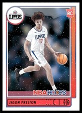 2021-22 Hoops Winter #242 Jason Preston Los Angeles Clippers Rookie
