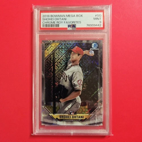 2018 Bowman - Roy Favorites Shohei Ohtani #ROYF-SO Mojo Refractor (RC) PSA 9 🔥