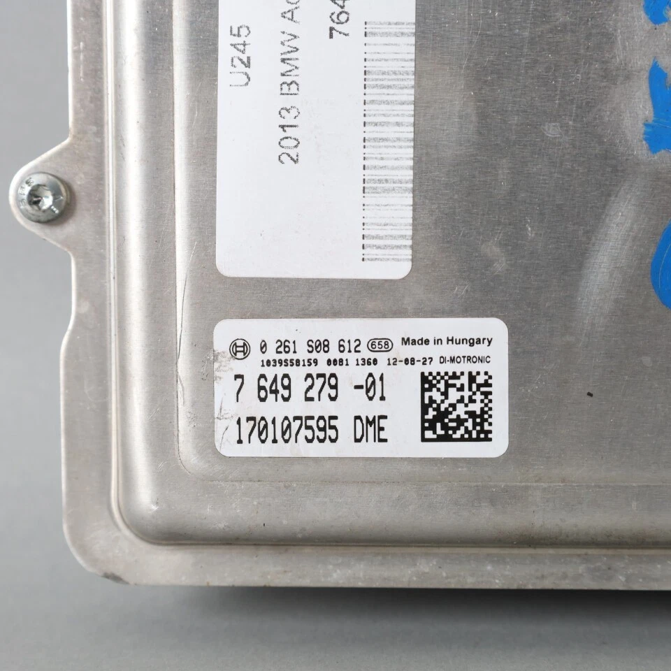 Computadora de motor híbrida BMW Active 3/5/7 12-16 ECU DME 12147575875 OEM usada Foto 3 de 4