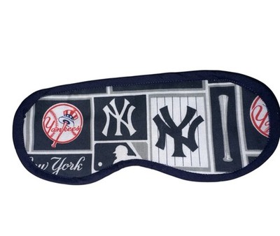 NY Yankees Logo Patch  Sleep Mask Cotton NWT Perfect Stocking Stuffer Fan Gift