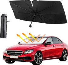 Car Windshield Sunshade Umbrella, 55"X31.5" Foldable Umbrella Sunshades for Car