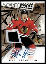 2021-22 SP Game Used Gold Auto Jersey Mike Hardman Auto 040/135 Chicago