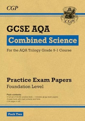 Grade 9-1 Gcse Combined Science Aqa Practice Papers: Fo -  NEW Cgp Books 2017
