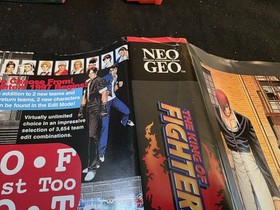 King of Fighters 97 Neo Geo AES SNK NEO GEO AUTHENTIC ENGLISH ART INSERT