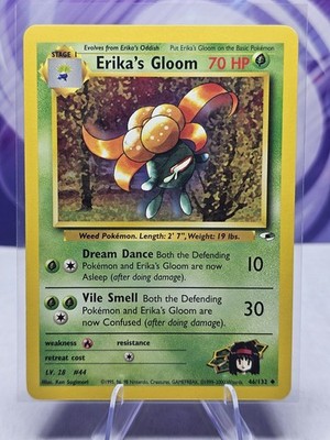 Pokémon TCG Erika's Gloom Gym Heroes 46/132 Regular Unlimited Uncommon LP