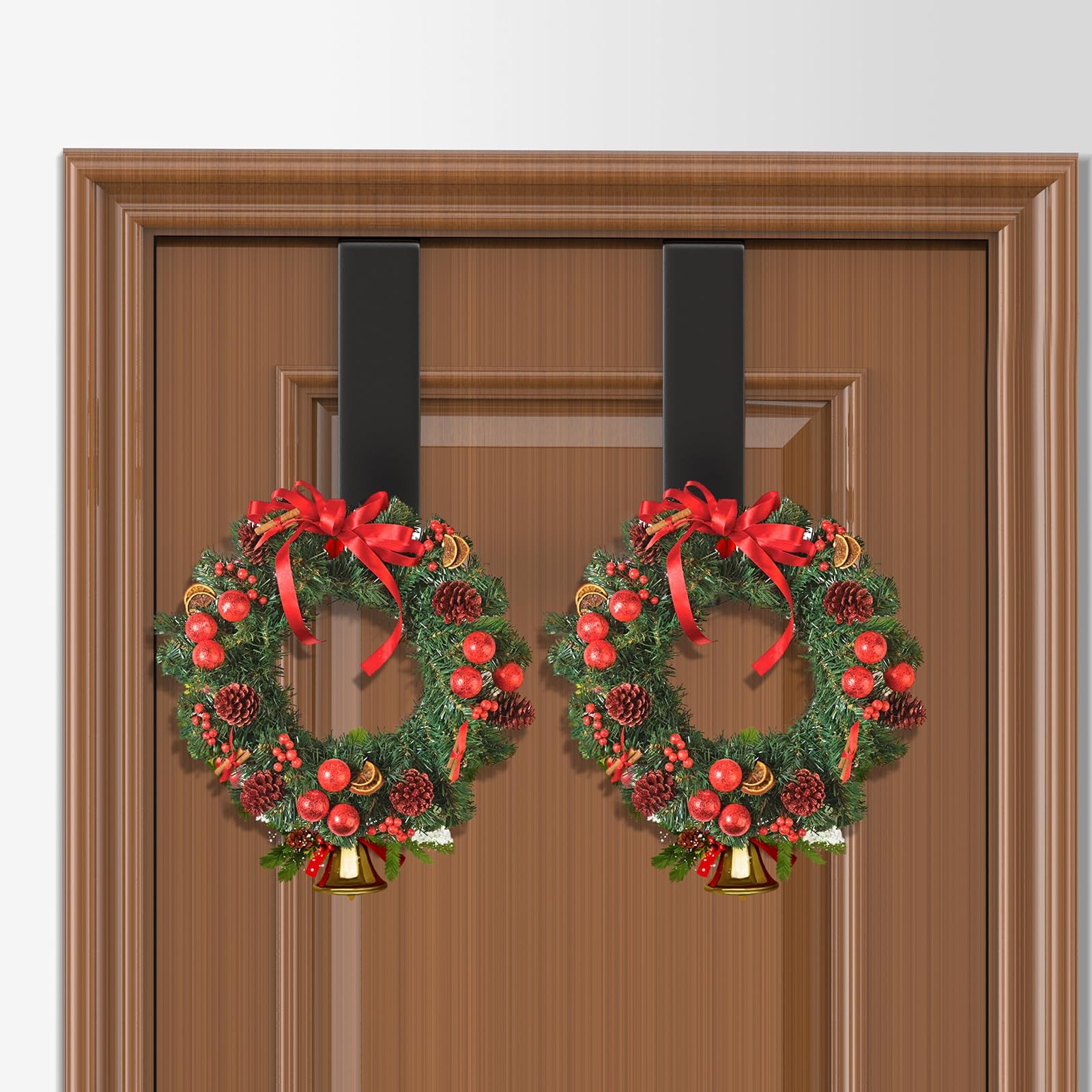 2-Pack Over The Door Hooks - Rustproof Stainless Steel Door Hangers Fits for ...