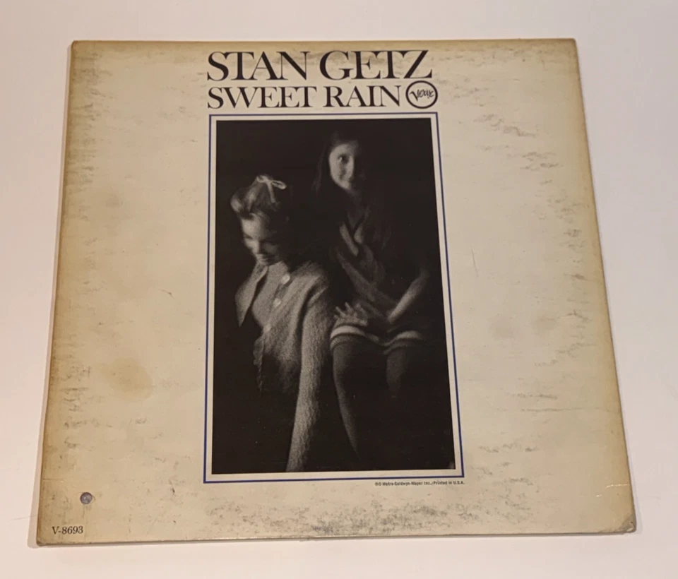 Stan Getz Sweet Rain Vinyl LP Mono 1967 Verve Records Bossa Nova Cool Jazz - Image 2 of 4