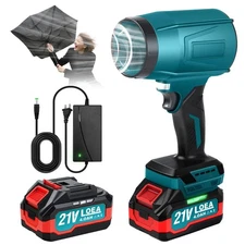 Leaf Blower,21V Electric Cordless Leaf Blower with 4.0Ah Battery and Fast Cha...